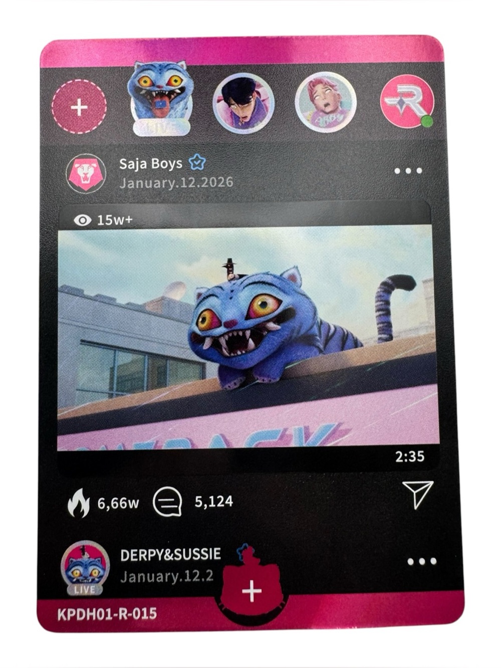 3 for $6 - KAYOU Netflix KPop Demon Hunters KPDH01-R-015 Sussie Derpy Classic R